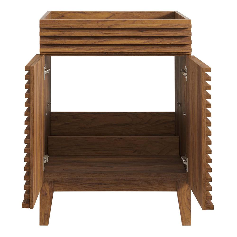 Modway Render Bathroom Vanity Cabinet (Sink Basin Not Included) - Walnut EEI-4598-WAL