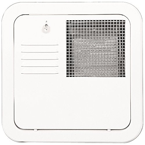 Suburban 6255ACW Colonial White SW6 Flush Mount Water Heater Door
