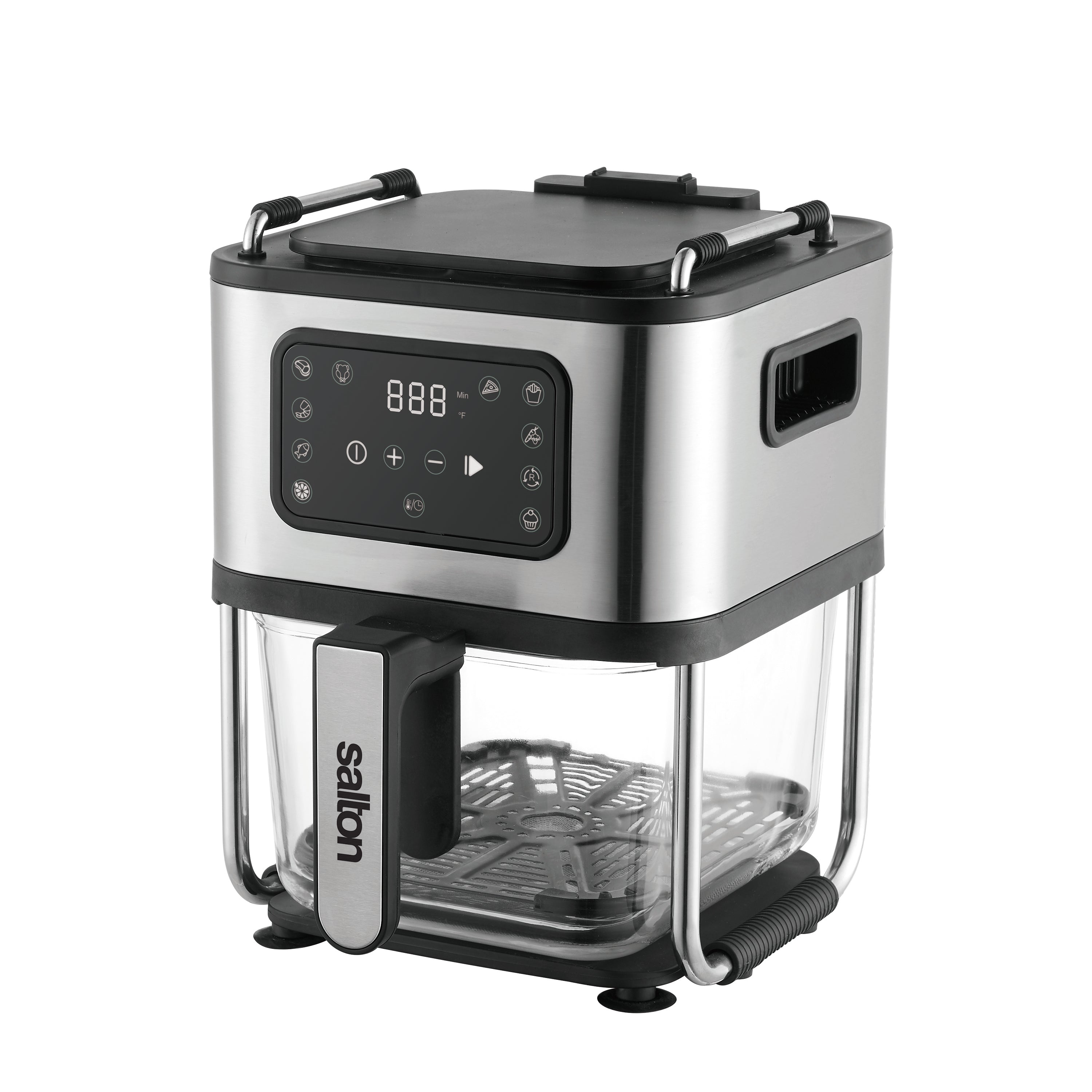 Salton Flip and Cook 3-in-1 Air Fryer, Grill &a; Dehydrator
