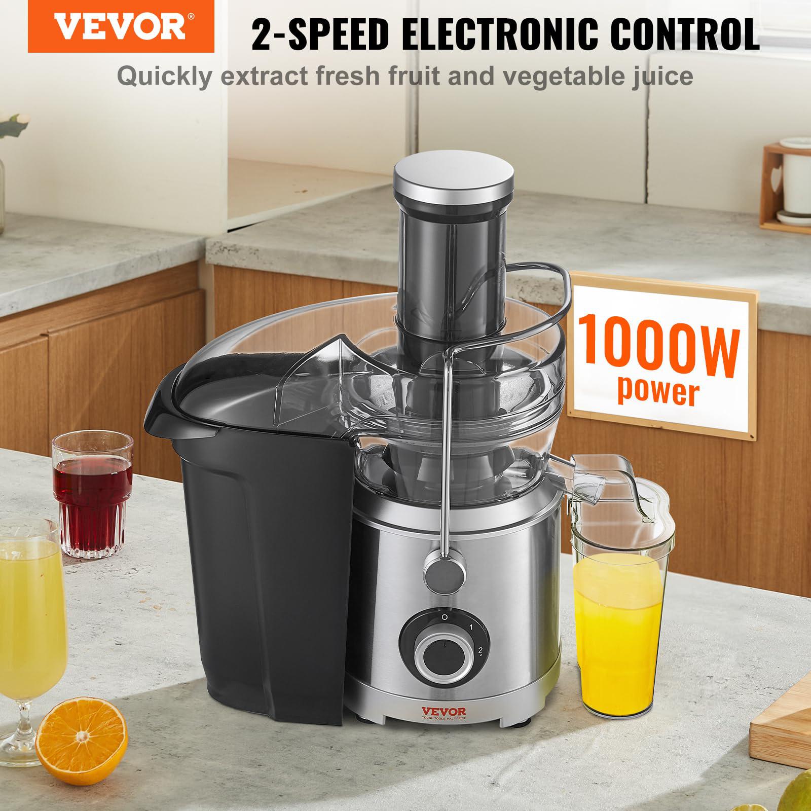 vevor juicer machine, 1000w motor centrifugal juice extractor, easy clean centrifugal juicers, big mouth large 3