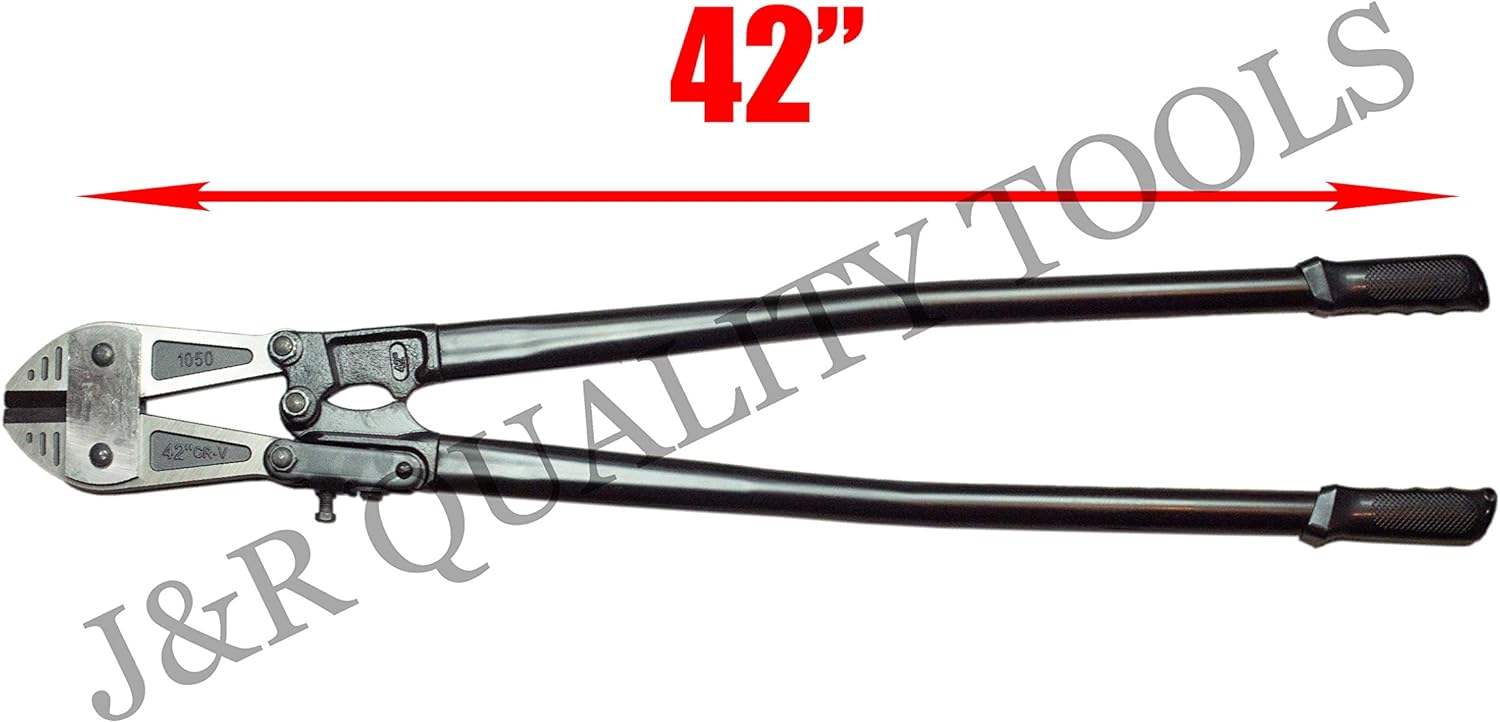 J&a;R Quality Tools VCT Bolt Cutter, Bi-Material Handle with Soft Rubber Grip, 42
