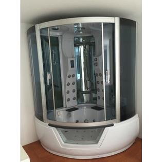SIMBASHOPPING USA Whirlpool Bathtub and Shower Hydrotherapy MONTECARLO 59.05