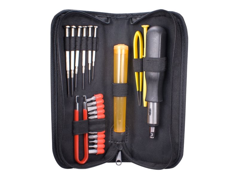 QVS 23 Piece Computer Maintenance Tool Kit with Precision Screwdrivers - CA215P