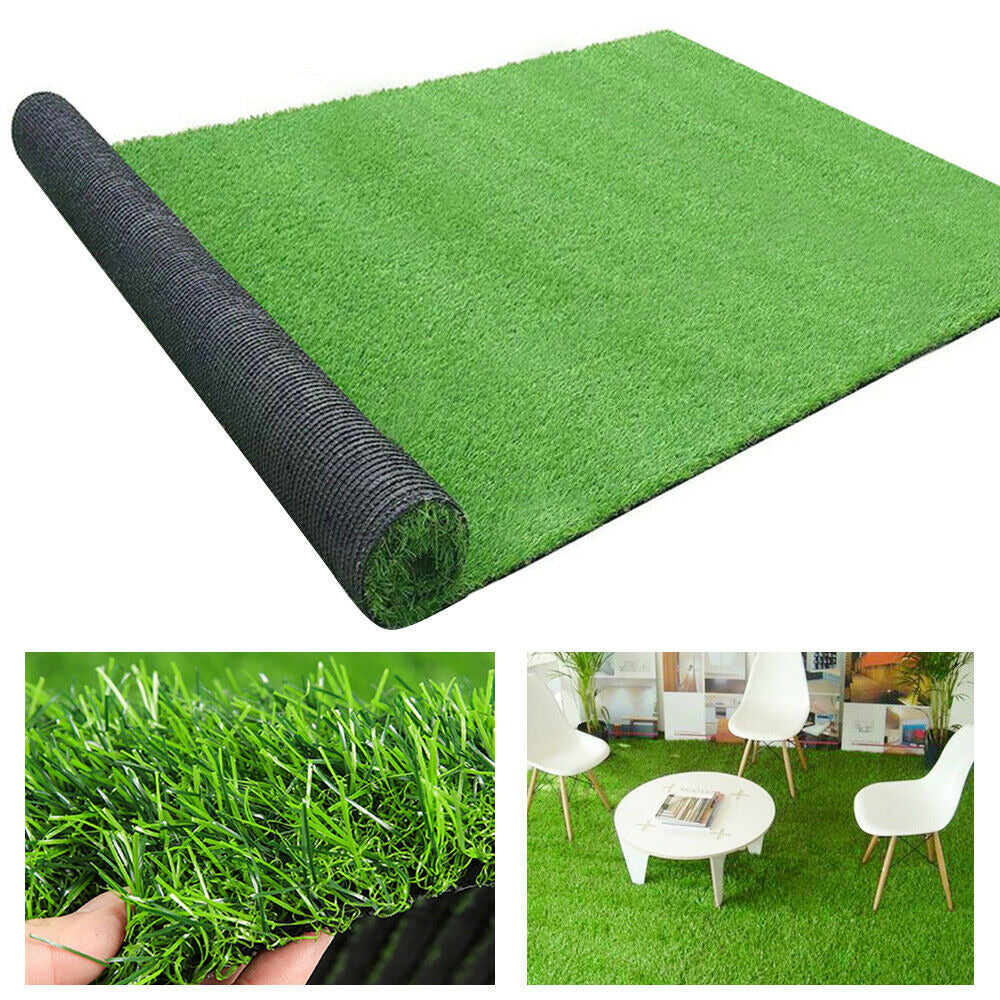 Great Choice Products Artificial Grass Turf Mat 3.3X2.3Ft Fake Synthetic Garden Landscape Lawn Carpet