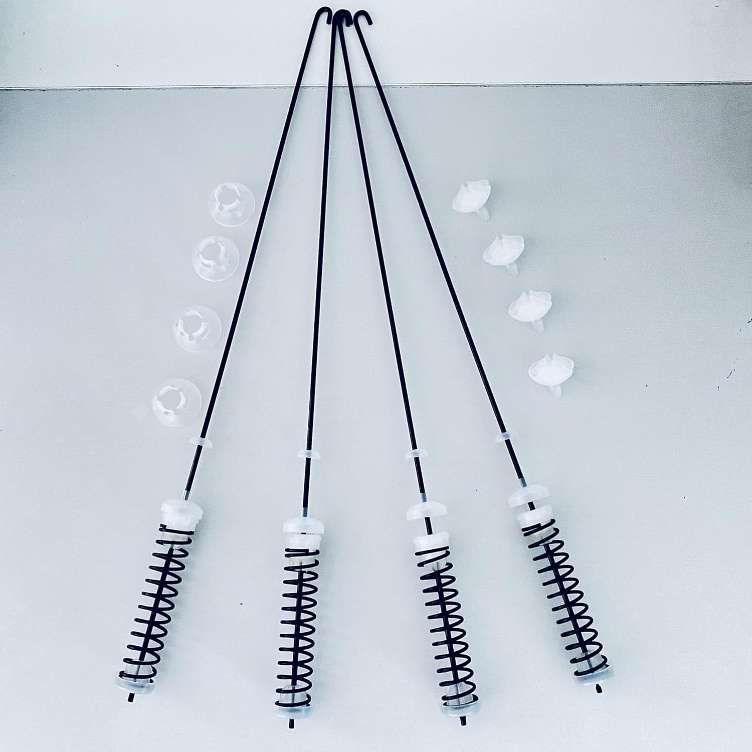 AZ4U 4Pcs Washer Suspension Rod Kit Replaces For Amana NTW4605EW0 NTW4516FW1 NTW4516FW2 NTW4516FW3, Whirlpool WTW4800BQ0 WTW4800BQ1