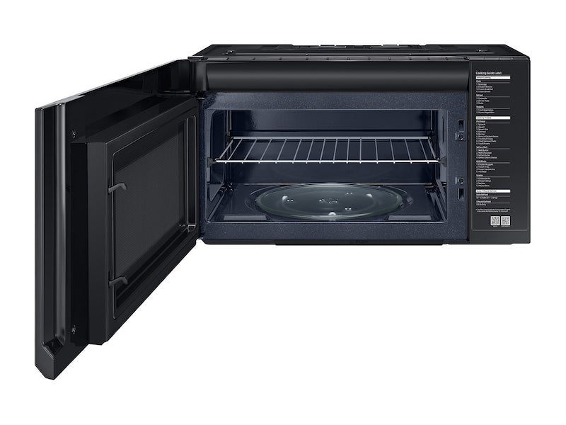 Samsung 2.1 cu. ft. Over-the-Range Microwave with Sensor Cooking in Fingerprint Resistant Black Stainless Steel