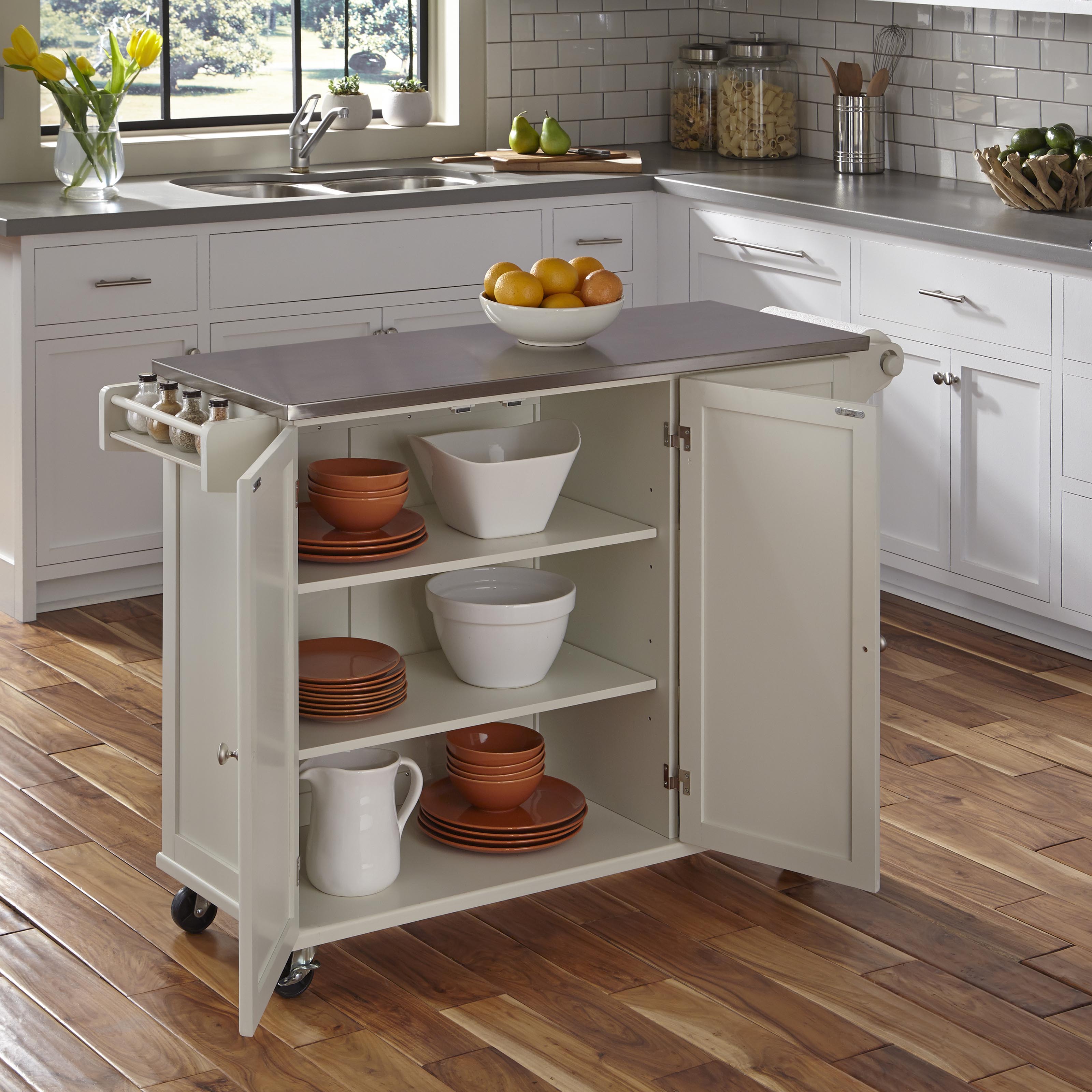 Home Styles Liberty Kitchen Cart w/ SS Top
