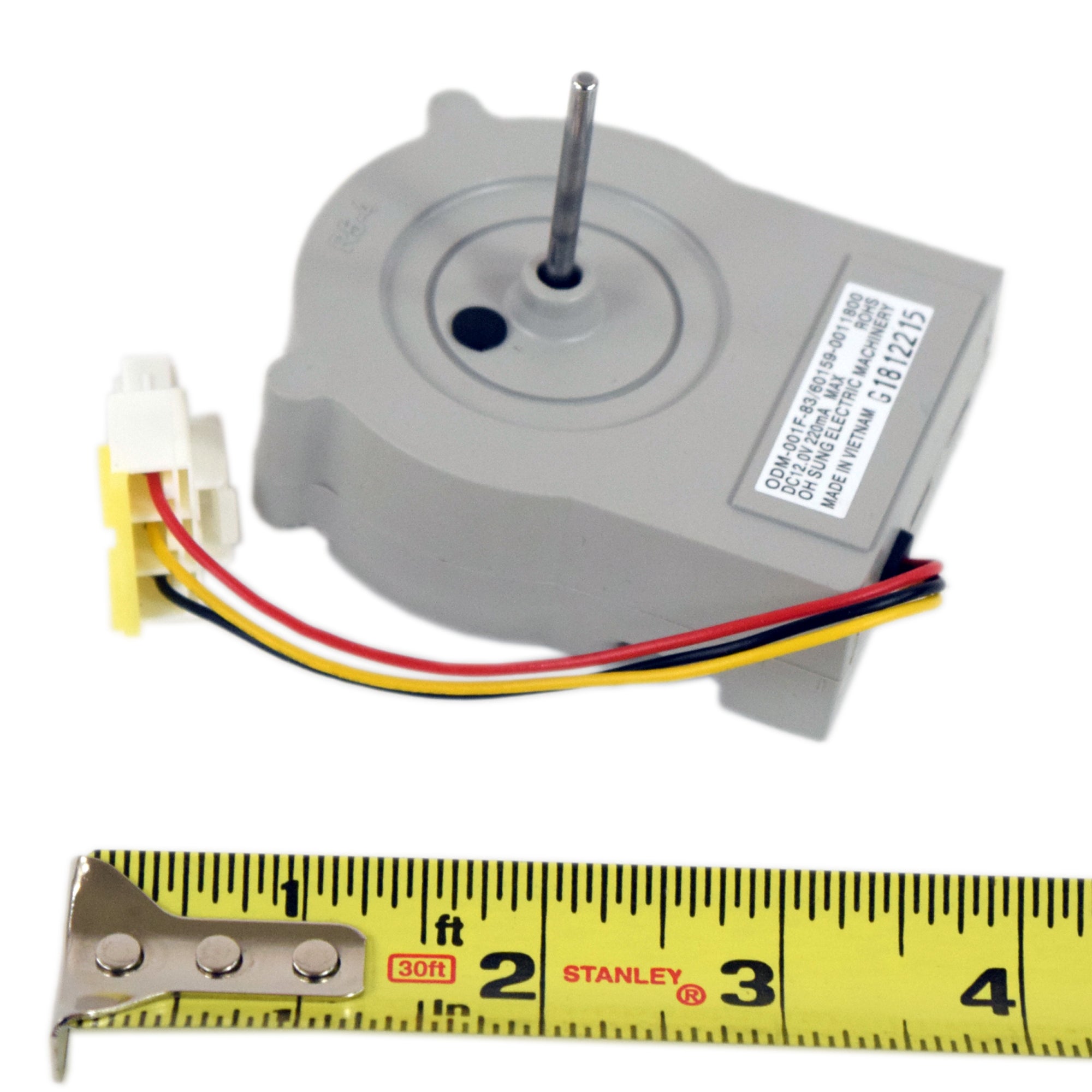 Daewoo 60159-0011800 Refrigerator Evaporator Fan Motor Genuine Original Equipment Manufacturer (OEM) Part