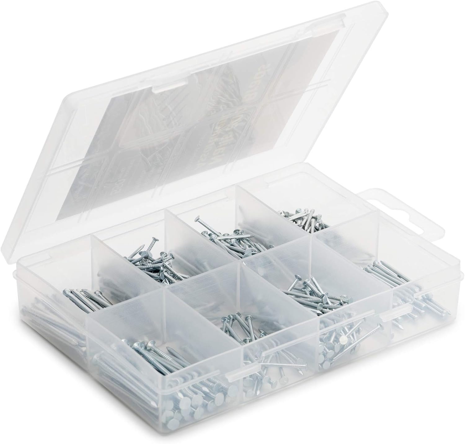 Qualihome Hardware Nail Assortment Kit, Includes Finish, Wire, Common, Brad and Picture Hanging Nails
