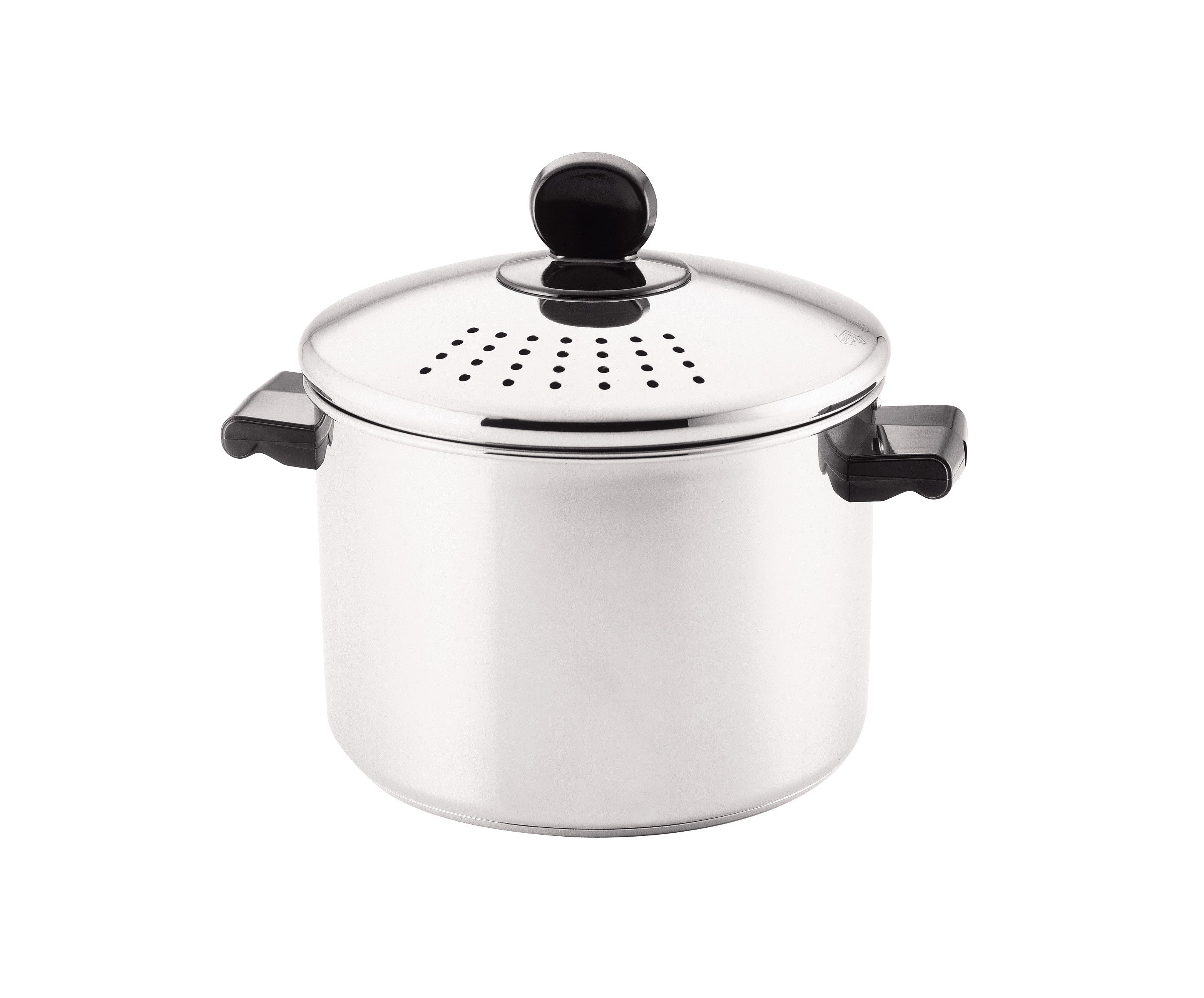Farberware Classic Stainless Steel 8-Quart Covered Straining Stockpot