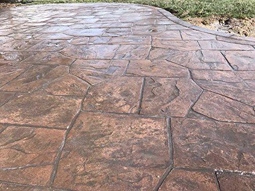 Walttools castlestone concrete stamp single by walttools | decorative stone, vintage, rotational pattern, sturdy polyurethane texturing
