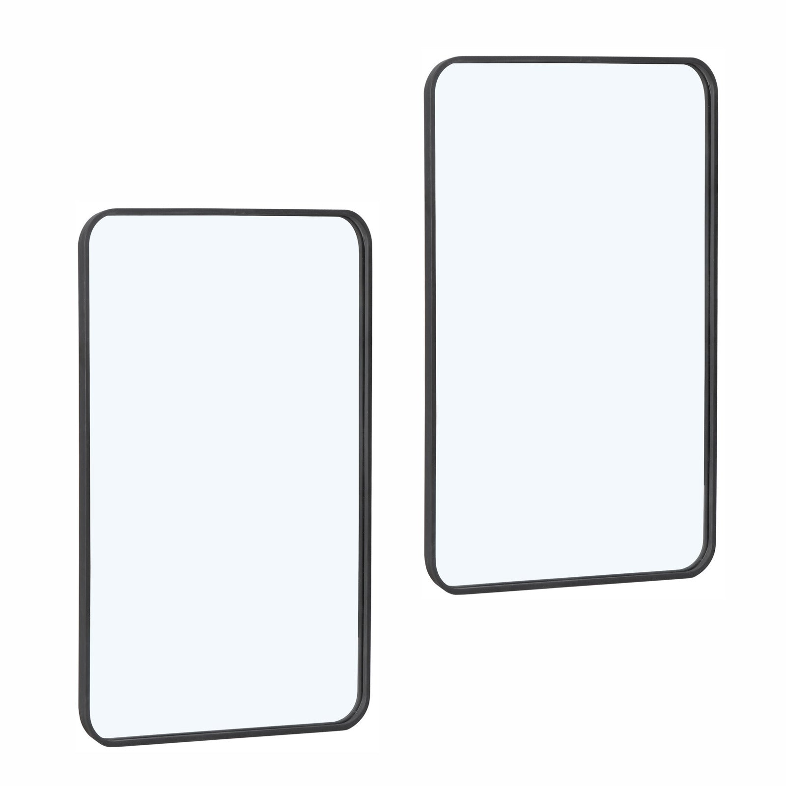 GCP Products 2Pcs Rectangular Wall Mirror 24