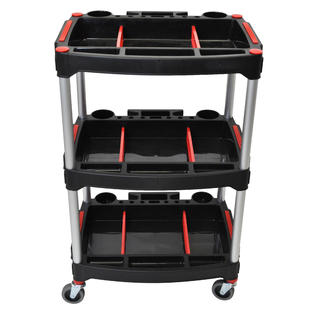 Luxor Mechanics Three-Shelf Cart