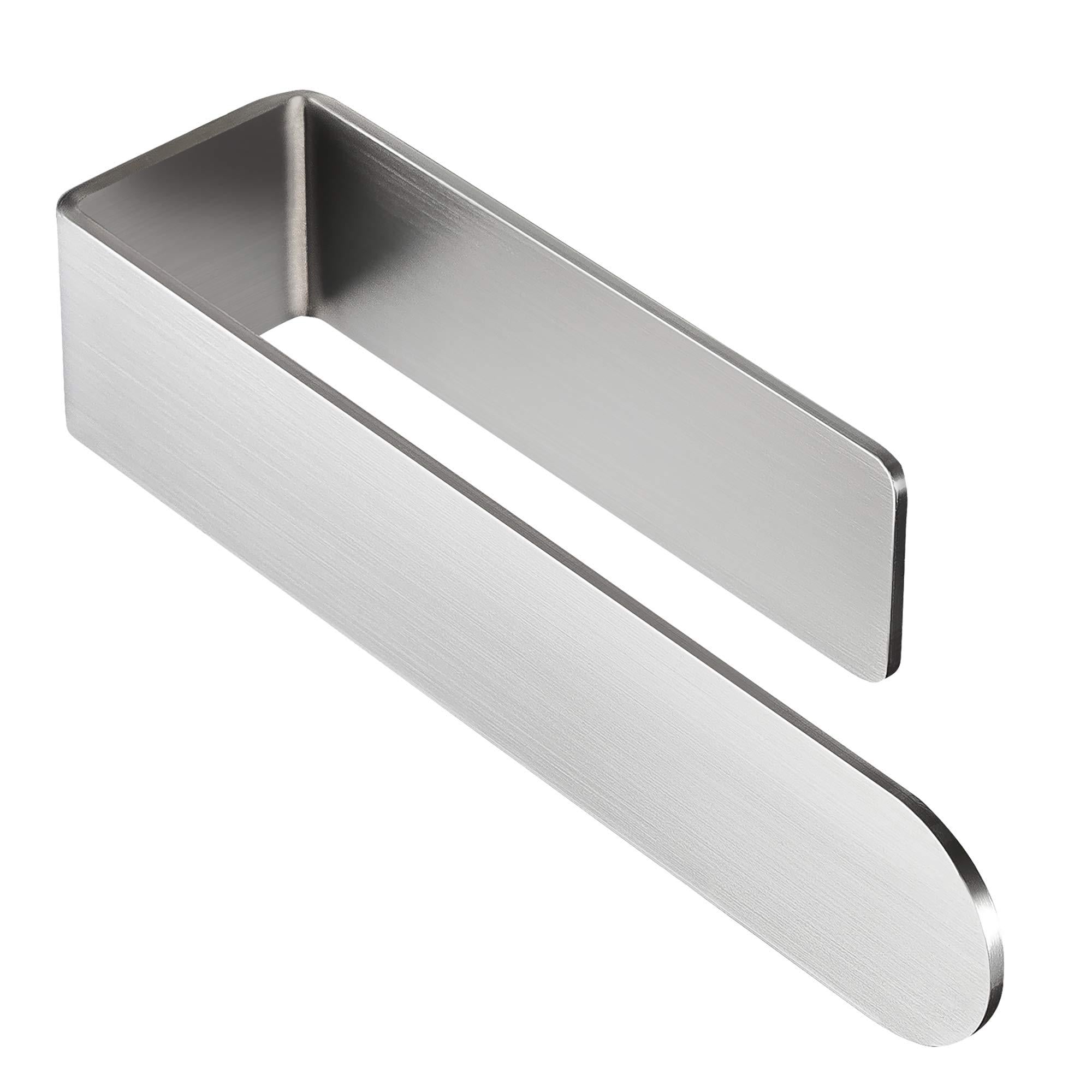 taozun hand towel holder/hand towel ring - self adhesive bathroom towel bar stick on wall, sus 304 stainless steel brushed