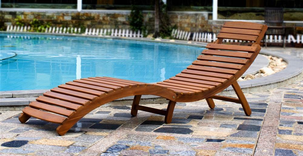 Merry Products  CLN0170110000 Northbeam Curved Folding Chaise Lounger