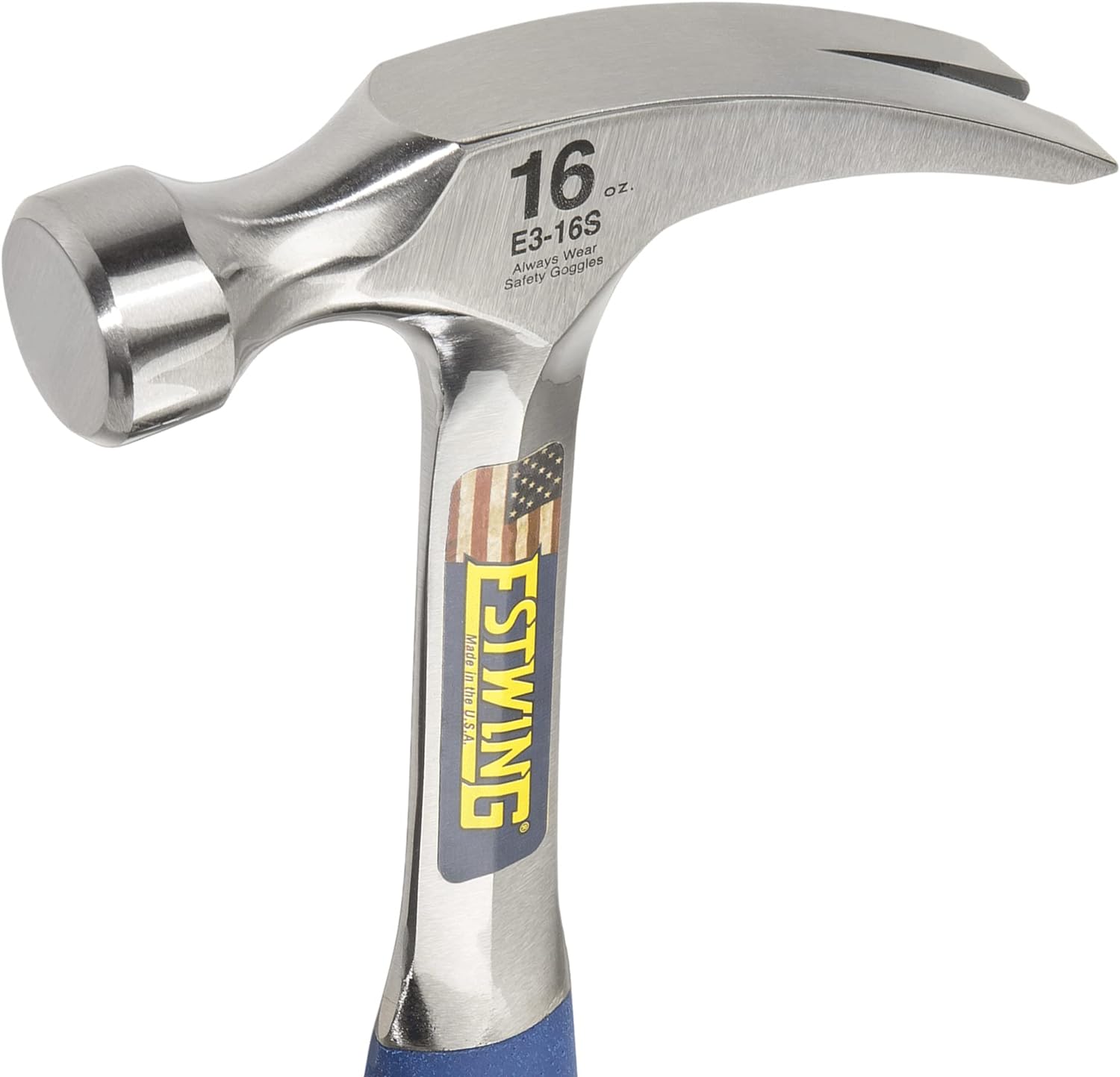 ESTWING Hammer - 16 oz Straight Rip Claw with Smooth Face