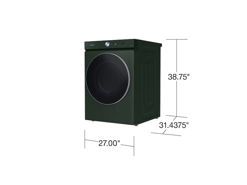 Samsung Bespoke 7.6 cu. ft. Ultra Capacity Electric Dryer with AI Optimal Dry and Super Speed Dry in Forest Green