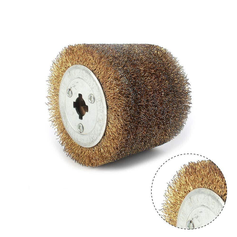 signi copper coated steel wire drawing polishing burnishing wheel for surface finishing of stainless steel, aluminum, metal a