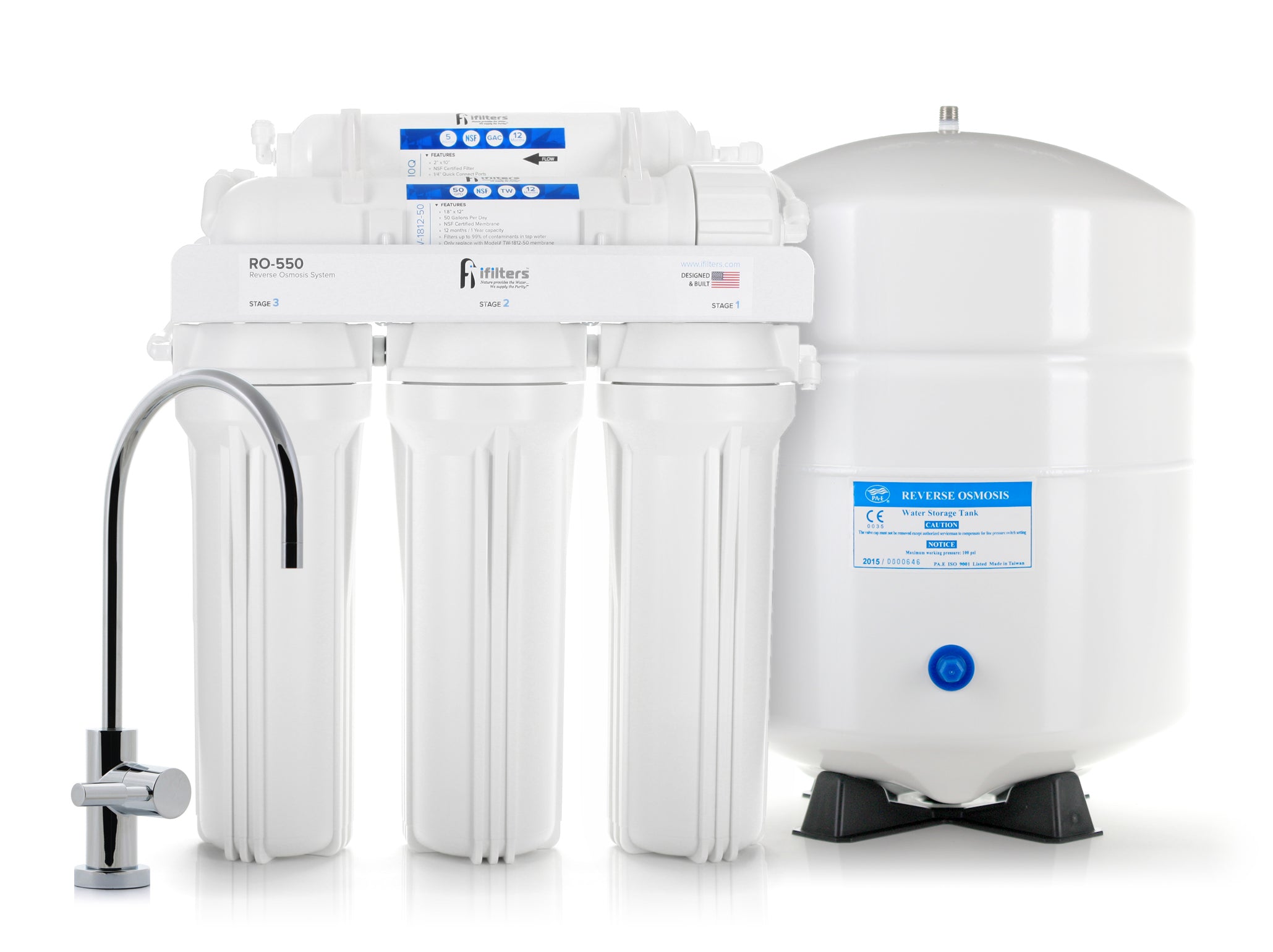 Aquasure Reverse Osmosis System &a; Whole House Water Softener Package for 2-4 Bathrooms