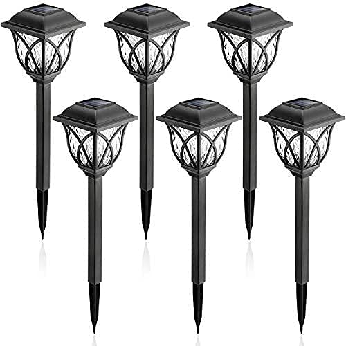 Solpex Solar Pathway Lights Outdoor, LED Solar Garden Lights, Waterproof Solar Landscape Lights for Lawn, Patio, Yard, Garden, W