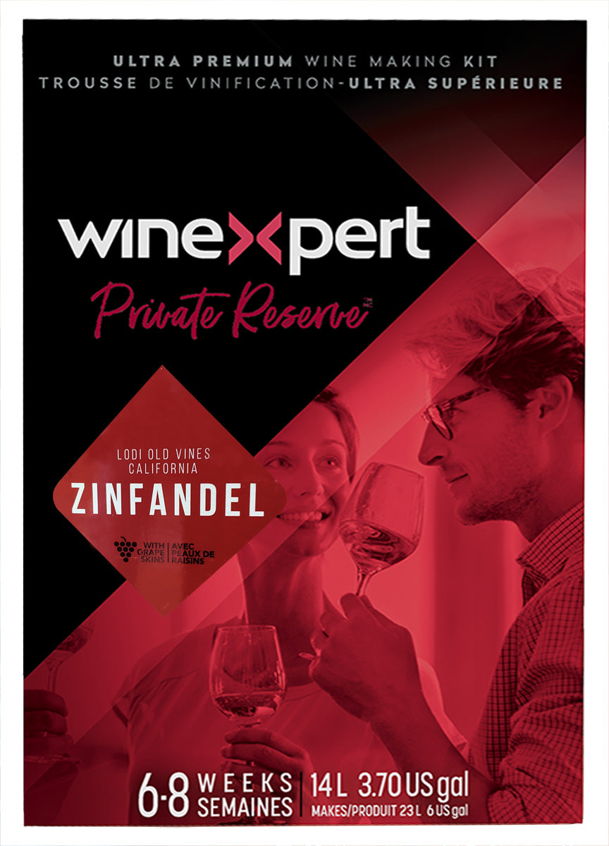 Winexpert Private Reserve Lodi, California Old Vine Zinfandel Wine Ingredient Kit