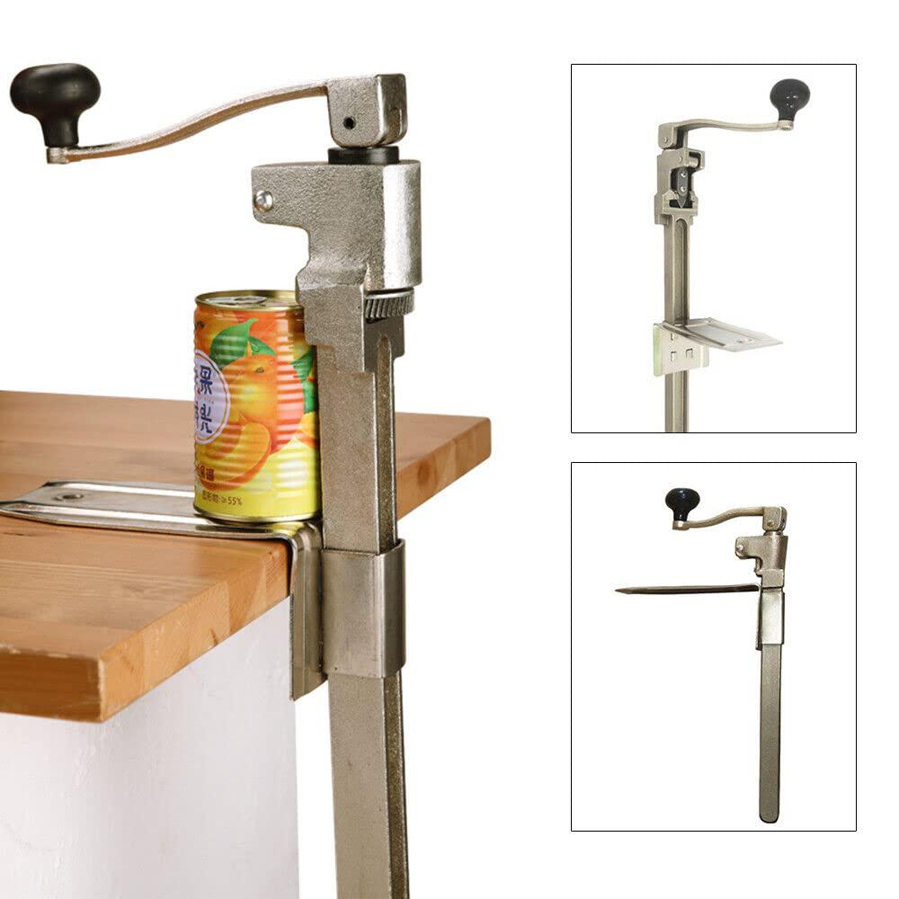 Bazargame can opener manual table can opener-can opener heavy duty stainless stee commercial tool kitchen/bar