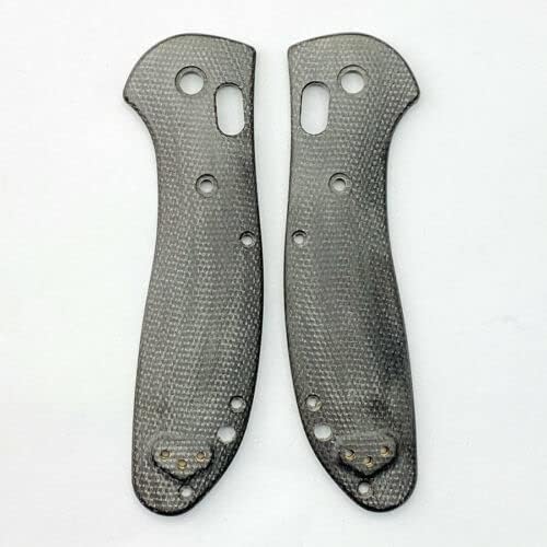TEAMWILL 2PC Handle Patch Custom Micarta Scales For Benchmade Griptilian 551 Knife (Desert Color)
