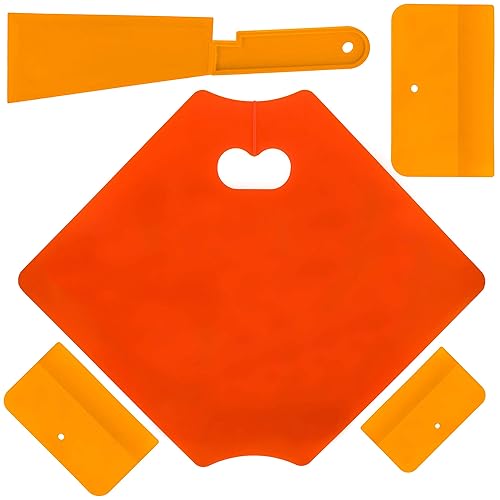 Custom Shop Automotive 1725 Body Filler Mixing Board with 3-Plastic Spreaders (4