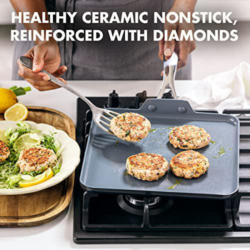 Green Pan greenpan valencia pro hard anodized healthy ceramic nonstick 11