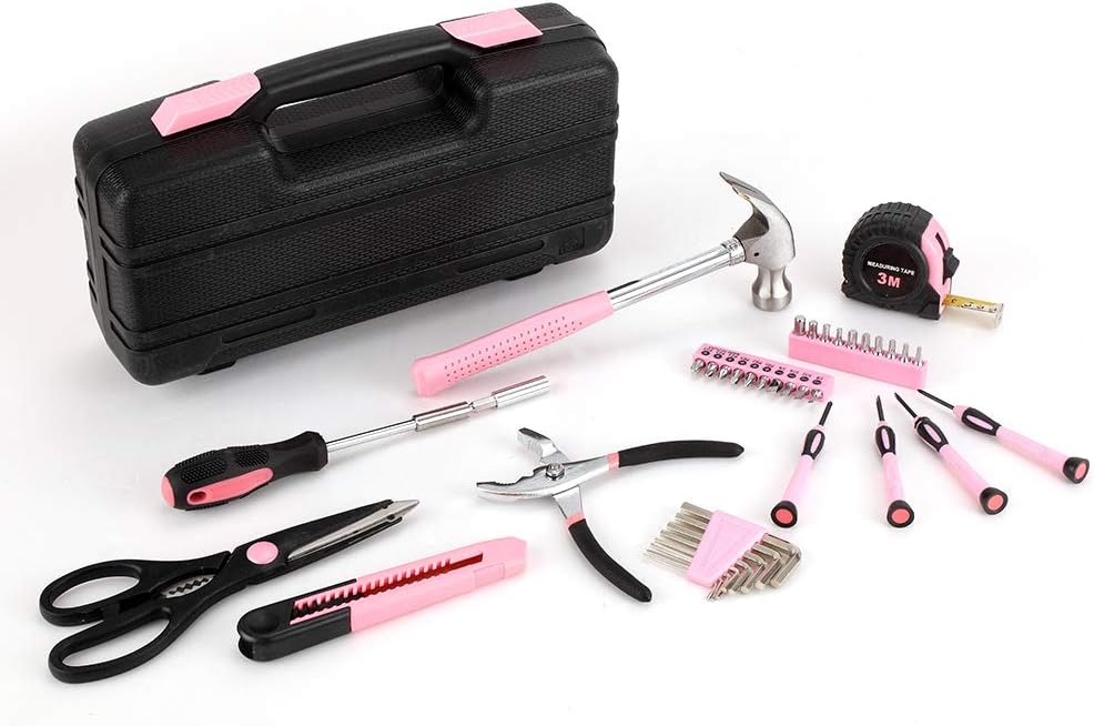 KYDSAN 39-Piece General Tool Set-Essential Household Hand Tool Kit with Portable Toolbox Storage Case&a;#239;&a;#188;&a;#136;Pin