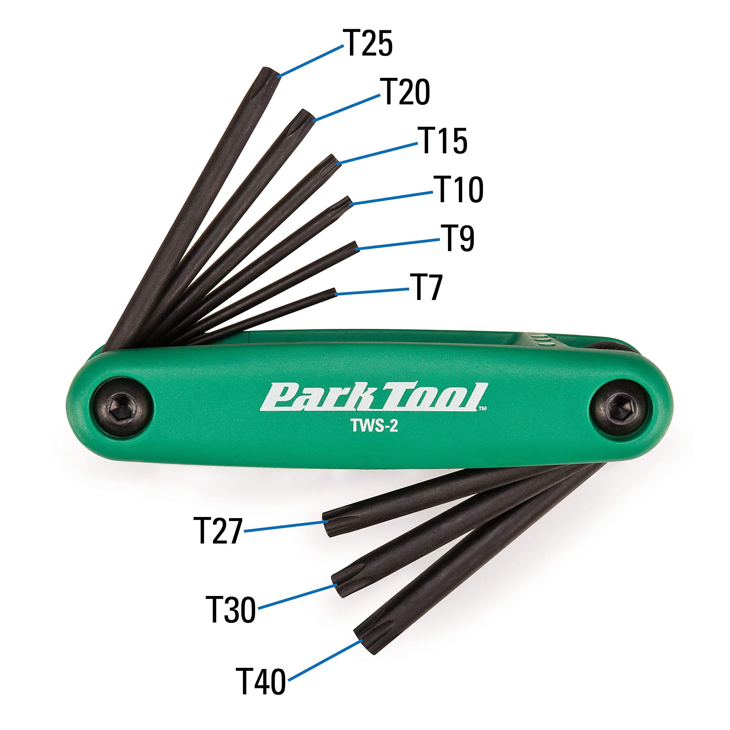 park tool fws-2 fold-up wrench set tool