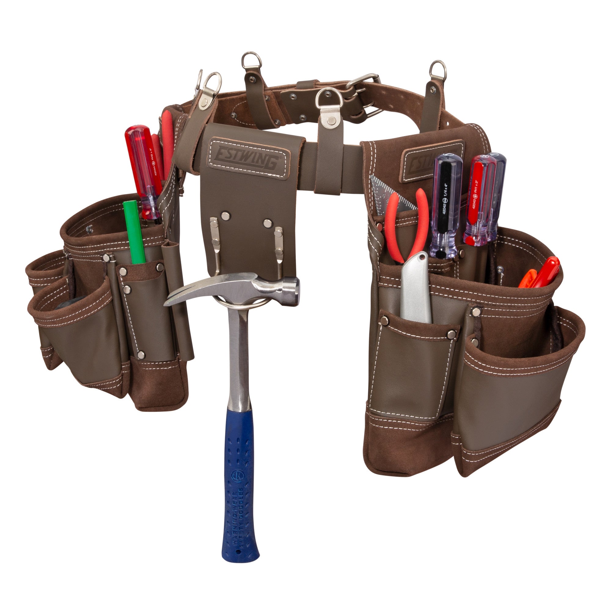 Estwing 14-Pocket Leather Framer&s;s Tool Rig / Apron