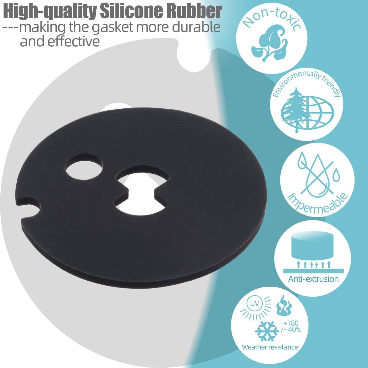 Tabashuna Water Softener Venturi Gasket for Kenmore - Parts # 7204362 Compatible with Whirlpool, Kenmore, GE, Morton SystemSaver, North S