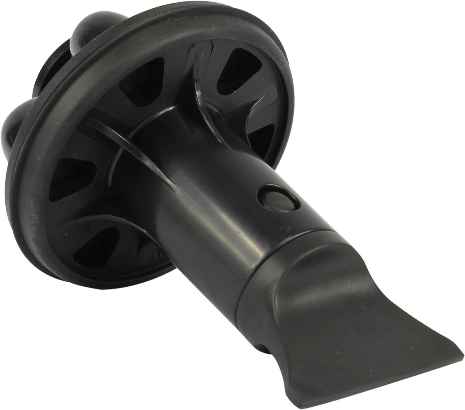 Danby 10768A | Disposal Genie II Garbage Disposal Strainer and Stopper, Kitchen Sink Drain Splash Guard with Food Scraper, Black, 1-P