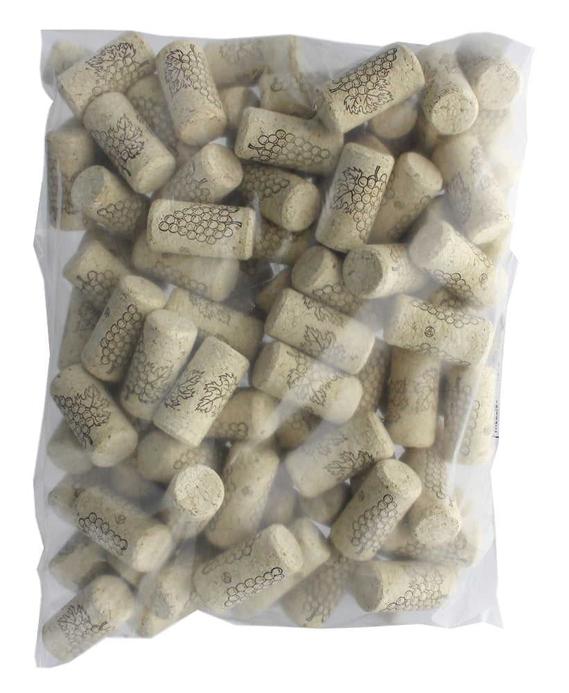 Learn To Brew LLC 9x1 3/4 First Quality Straight Wine Corks 44 X 23mm 100/Bag