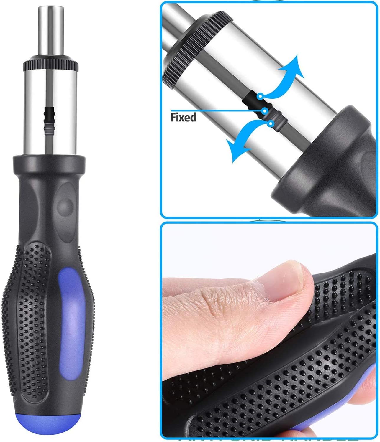 jar-owl 21V Tool Set with Drill, 350 in-lb Torque, 0-1350RMP Variable Speed, 10MM 3/8&s;&s; Keyless Chuck, 18+1 Clutch, 1.5Ah Li-Io