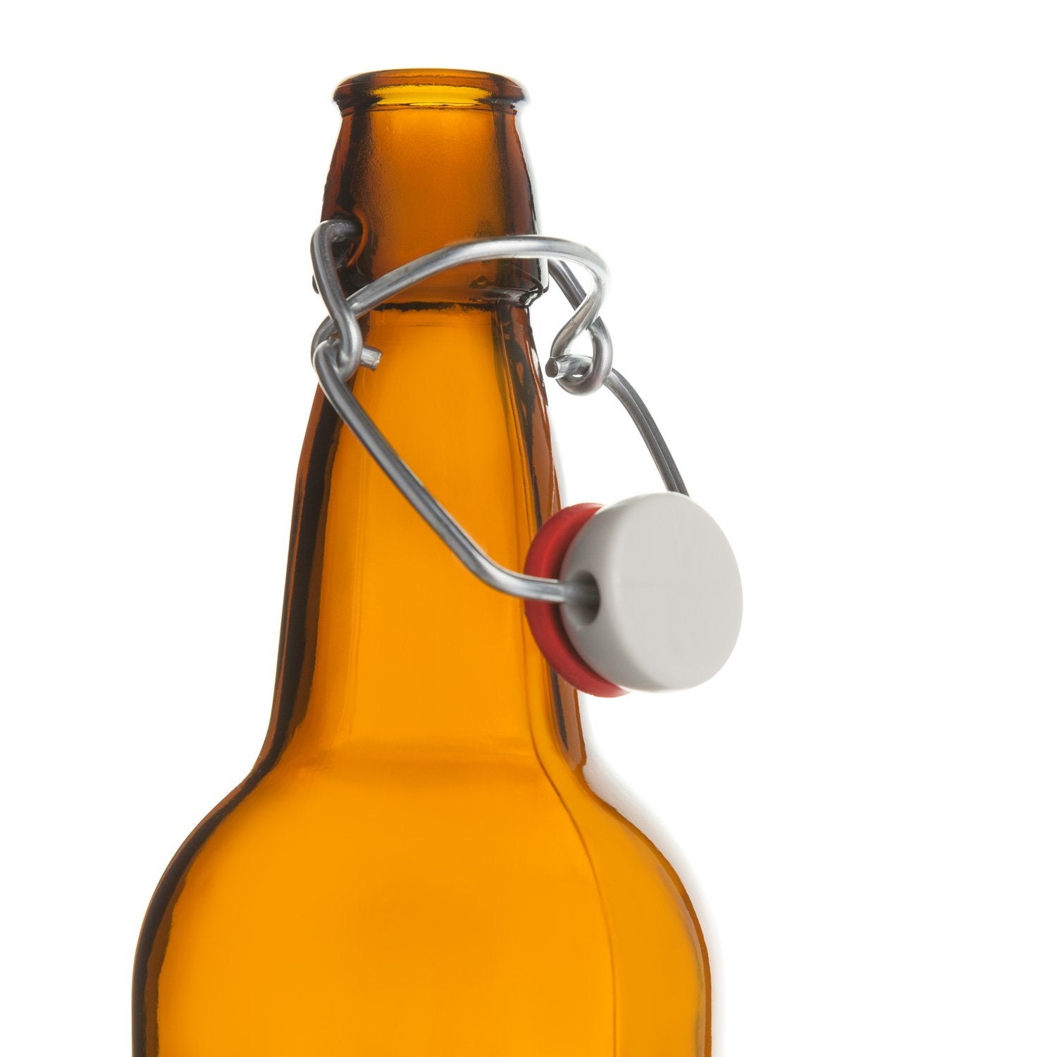 EZ Cap CASE OF 12 - 16 oz. EASY CAP Beer Bottles - AMBER