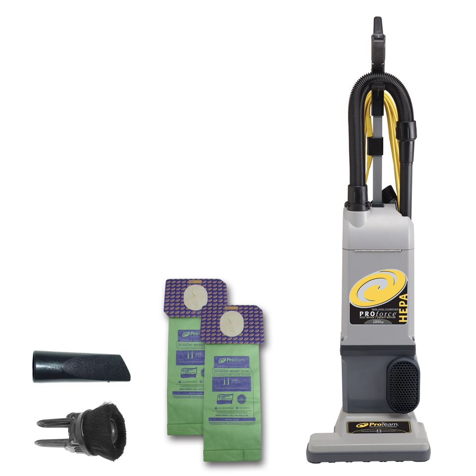 ProTeam 107251 ProForce 1200XP HEPA Upright Vac with On-Board Tools