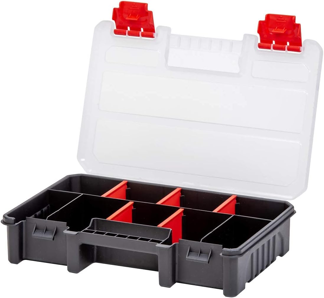 Gator Clamps Toolbox Organizer - Tool Organizer Nail Organizers - Parts Case Storage Box - Screw Nuts and Bolt Electronic Component Storage