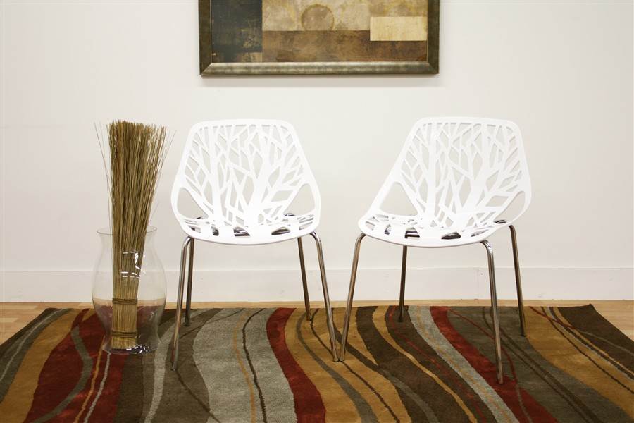 Wholesale Interiors Baxton Studio Birch Sapling Stackable Chairs 31 1/