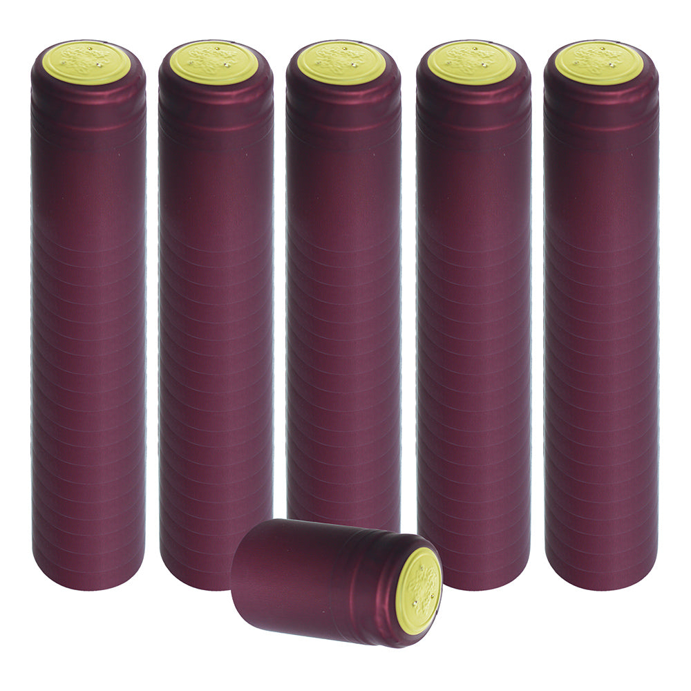HOME BREW OHIO HOMEBREWOHIO.COM Home Brew Ohio Burgundy PVC Shrink Capsules 8000 count