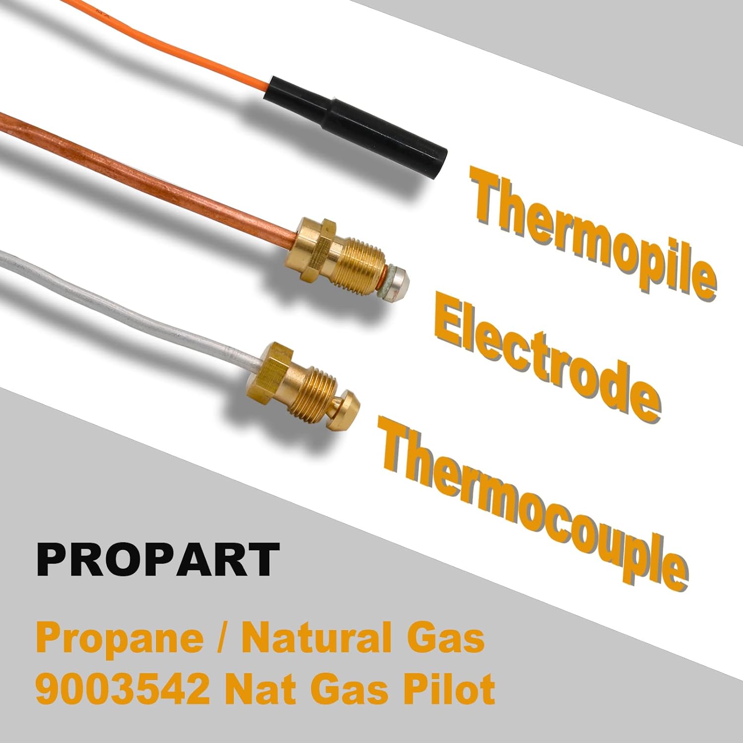 N\C Upgraded 9003542 NAT Gas Pilot Assembly,190-Degree CPilot Replace for 100109295, 9003542005&a;#239;&a;#188;&a;#140;900353