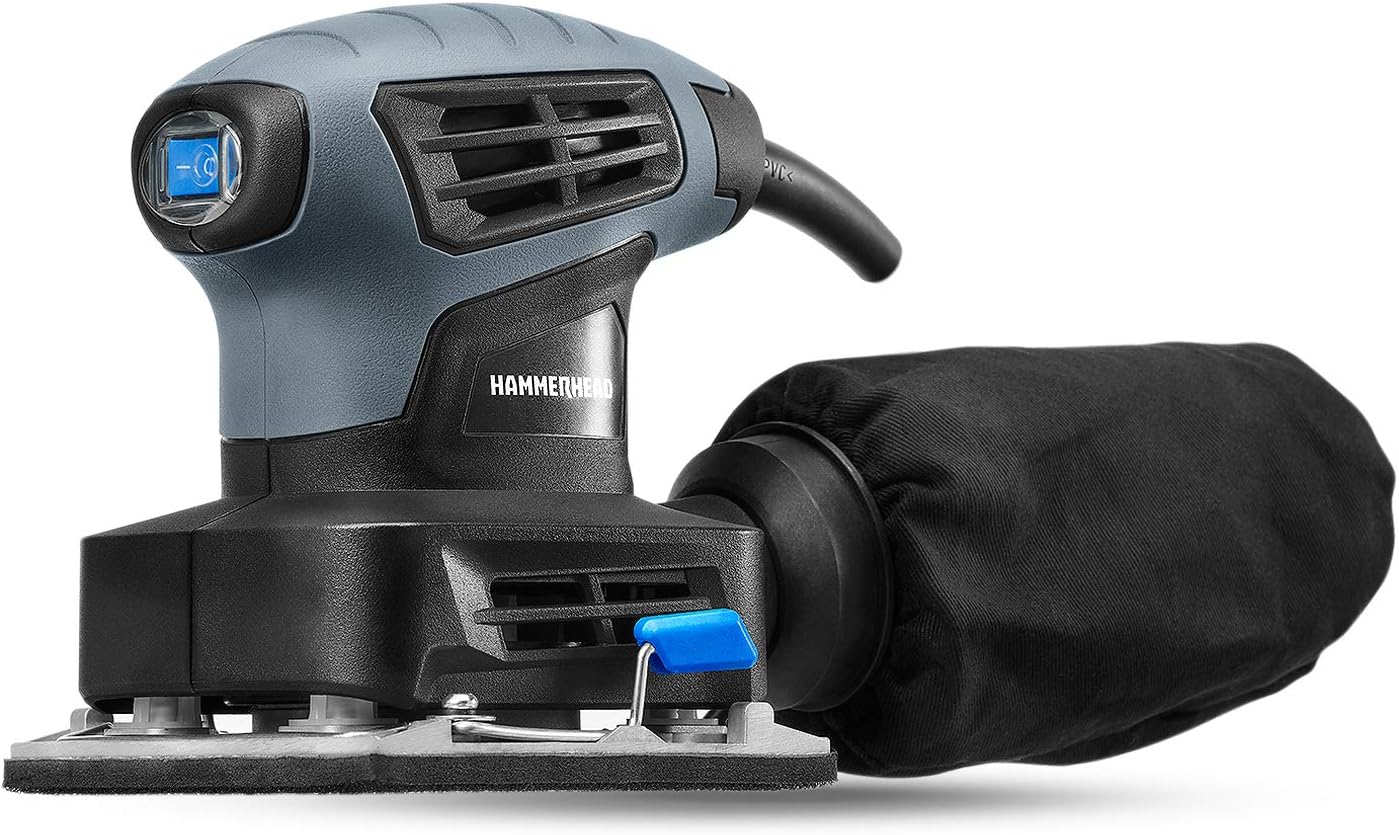 Accelerator_Chervon CNNJI Hammerhead 2.0-Amp 1/4 Sheet Palm Sander with 12pcs Sandpaper&a;#226;&a;#128;&a;#147; HAPS020