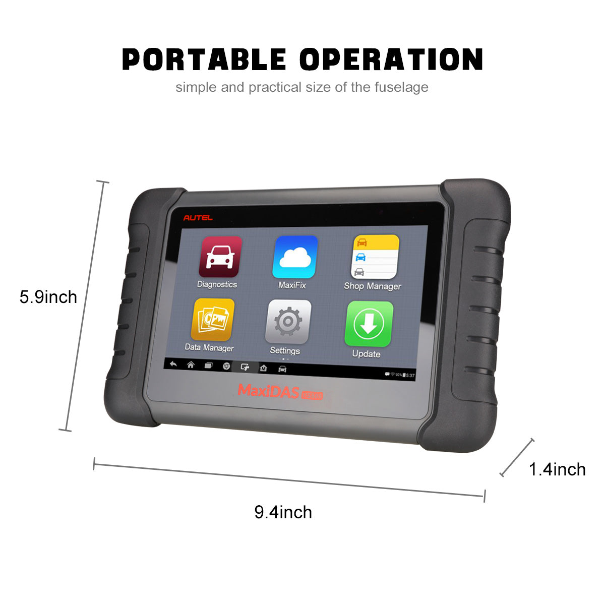 Autel Maxidas DS808 Automotive Diagnostic Tool OBD2 Scanner with Key Coding  (Upgraded Version of DS708)