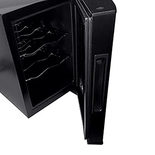 Koblenz 6-Bottle Free Standing Single Zone Fridge And Chiller Wine Cooler, One Size, Black