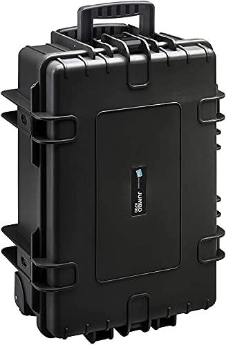 b&a;w international jumbo 6700 outdoor tool case with pocket tool boards, black