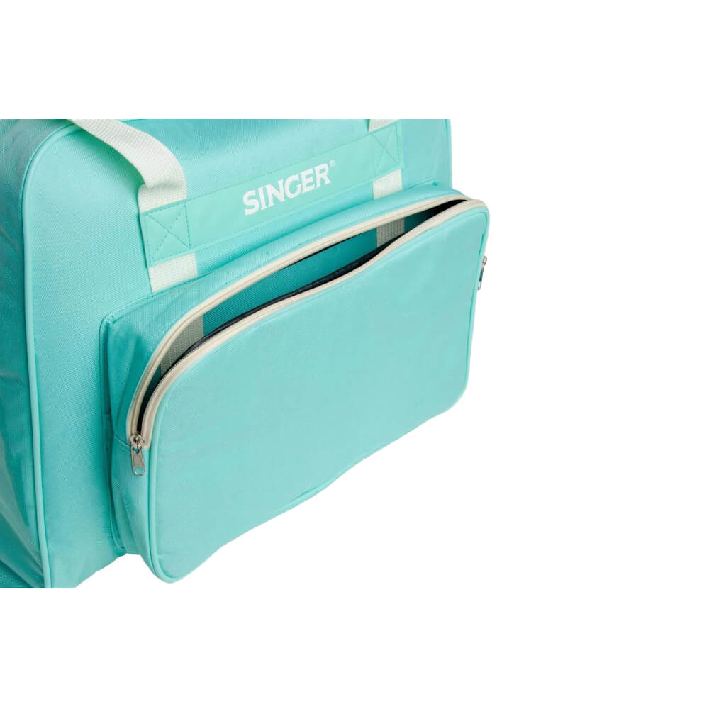 Singer 250095096 Universal Sewing Machine Canvas Carrying Tote Bag - Teal