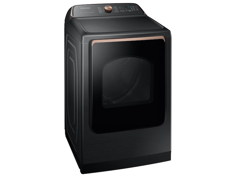 Samsung DVG55A7700V/A3 7.4 cf Smart gas dryer w/ Steam Sanitize+ and Sensor Dry in Brushed Black