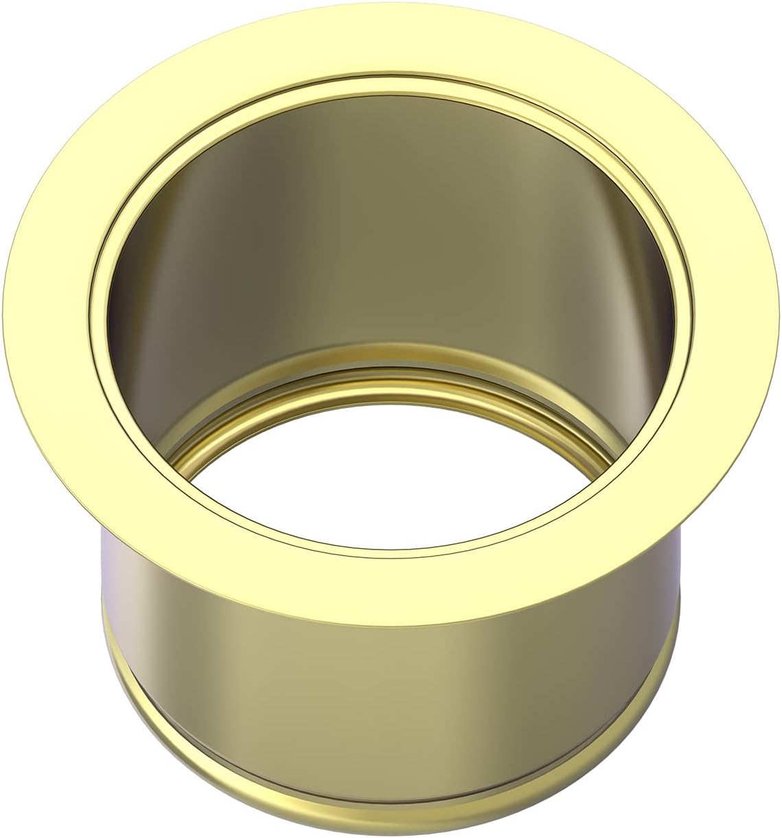 BOTEMY B9179 Extended Garbage Disposal Flange Deep Kitchen Sink Flange Stainless Steel for 3-1/2 Inch Standard Sink Drain Hole(Extende