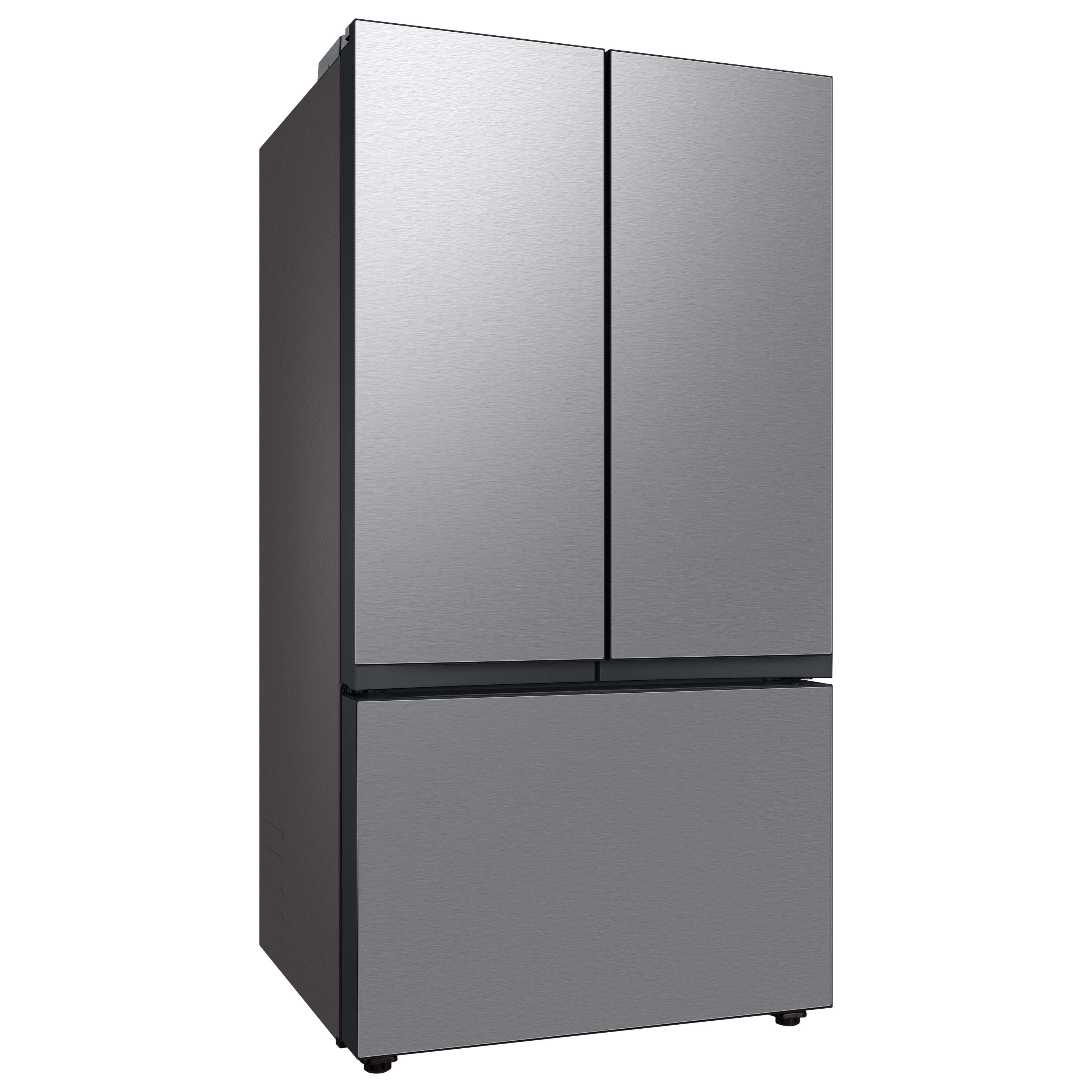 Samsung RF30BB6200QLAA Bespoke 3-Door French Door Refrigerator (30 cu ft) w/ AutoFill Pitcher in Fingerprint Resistant Stainless Steel, Standard Depth